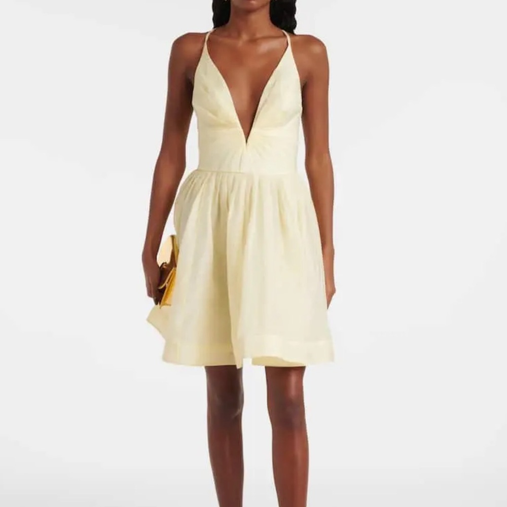 Zimmermann Pleated Linen &
Silk Minidress - Picture 2 of 11